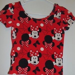 Minnie Mouse crop top